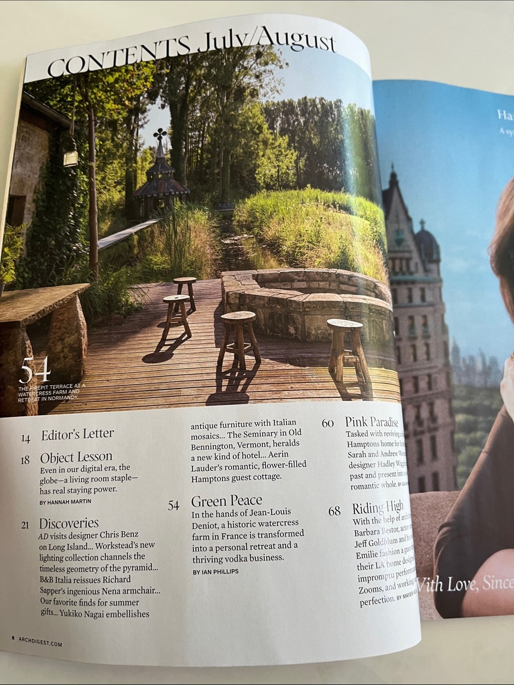 Architectural Digest Magazine July / August 2026. - Picture 8 of 13